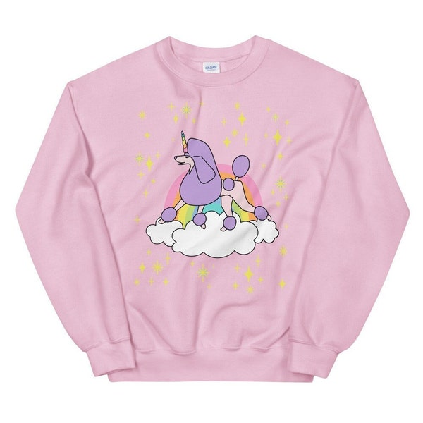 Caniche Licorne Sweatsexe Unisexe, Cadeau pour Les Amoureux des Caniches