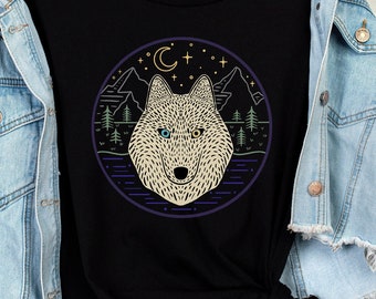 Wolf Shirt, Gift for Wolf Lovers