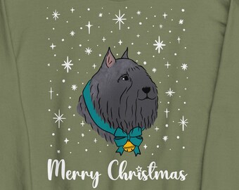 Bouvier des Flandres Merry Christmas Unisex Sweatshirt