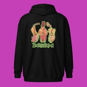 The Veitchii Room Unisex heavy blend zip hoodie Nepenthes Veitchii