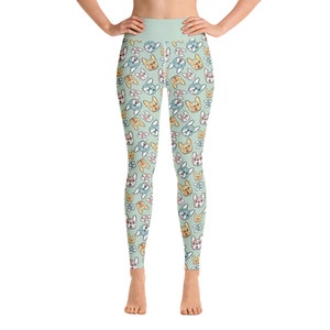 French Bulldog Leggings, French Bulldog Gifts, Cut and Sew Leggings XS-6XL Plus Size Edgewater