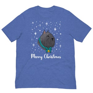 Bouvier de Flanders Merry Christmas Unisex t-shirt