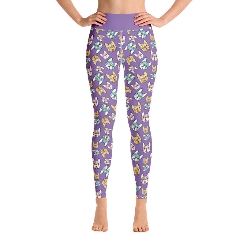 French Bulldog Leggings, French Bulldog Gifts, Cut and Sew Leggings XS-6XL Plus Size Ce Soir