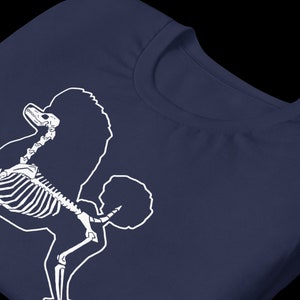 White Poodle Skeleton Unisex T-Shirt, Women's Shirt, Sweatshirt, Hoodie image 3