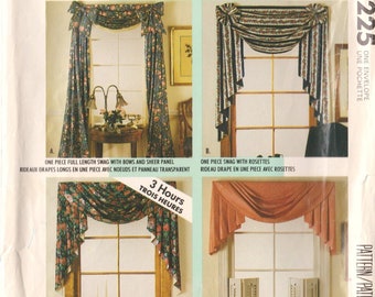 McCalls 4621 Cartamodello per tende da finestra per decorazioni per la casa