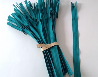 Jade Green 9 inch Invisible Nylon Zipper Pack