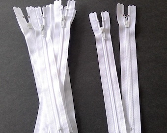Witte 7-inch nylon ritsverpakking