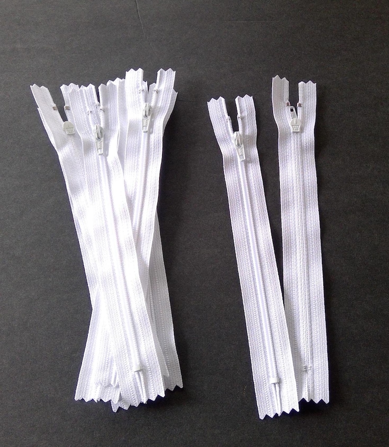 White 7 Inch Nylon Zipper Pack - Etsy