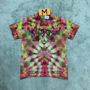 Medium - Goat Smoken Band - Ice Dye Tie Dye - Billy Strings -  Gildan 100% cotton t-shirt