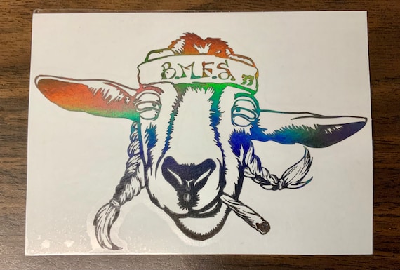 Vinyl Goat- Rainbow Holographic Vinyl Goat- Rainbow Holographic