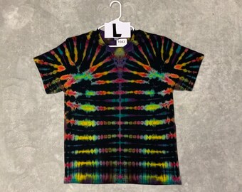 Large Reverse Ice Dye/Tie Dye shirt Gildan 100% cotton - from Toasted Goat Treasures