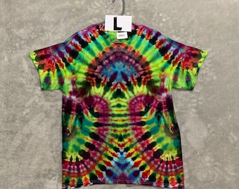 Large  Ice Dye/Tie Dye shirt Gildan 100% cotton - from Toasted Goat Treasures