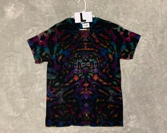 Large Reverse Ice Dye/Tie Dye shirt Gildan 100% cotton - from Toasted Goat Treasures