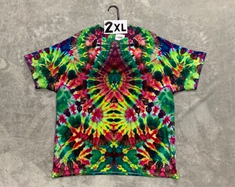 2XL  Ice Dye/Tie Dye shirt Gildan 100% cotton - from Toasted Goat Treasures