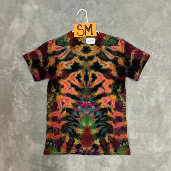 Small Reverse Ice Dye/Tie Dye shirt Gildan 100% cotton - from Toasted Goat Treasures