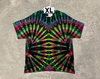 XL Reverse Ice Dye/Tie Dye shirt Gildan 100% cotton - from Toasted Goat Treasures