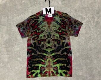 Medium Reverse Ice Dye/Tie Dye shirt Gildan 100% cotton - from Toasted Goat Treasures