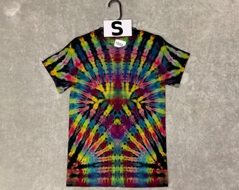 Small Reverse Ice Dye/Tie Dye shirt Gildan 100% cotton - from Toasted Goat Treasures