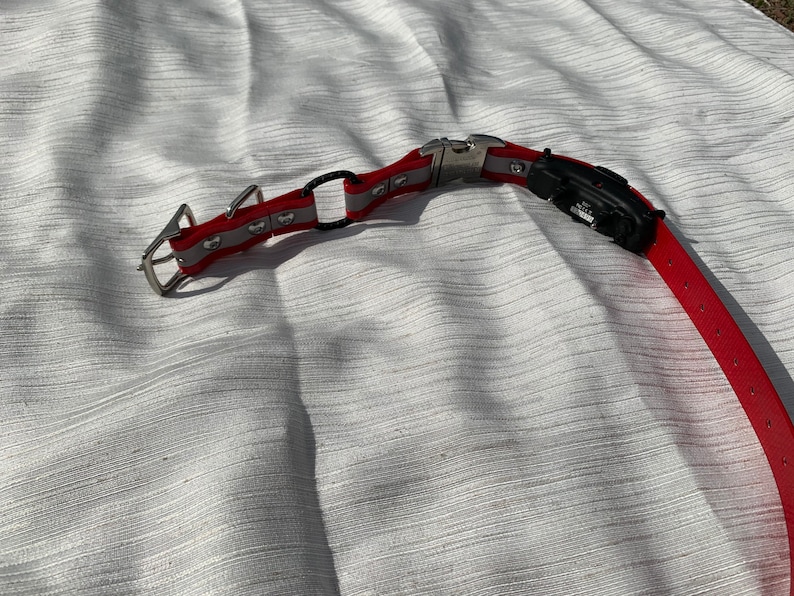 Yellow Biothane Ecollar Strap Quick Release Bungee Ecollar Etsy