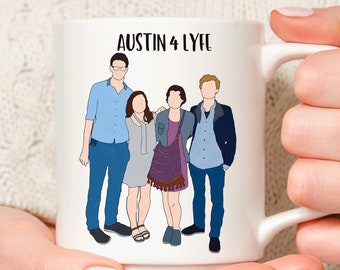 Personalized Illustration Mug, Portrait Mug, Photo Gift, Art, Custom Mug, Portrait Illustration, Photo Illustration Gift, Valentine’s Gift