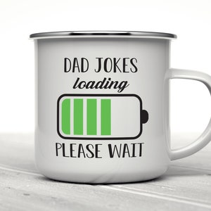 Dad Jokes Loading Mug, Father’s Day Gift, Personalized Father’s Day Mug, Custom Gift, Gift for Dad, Funny Gift for Dad, Father’s Day, Mug