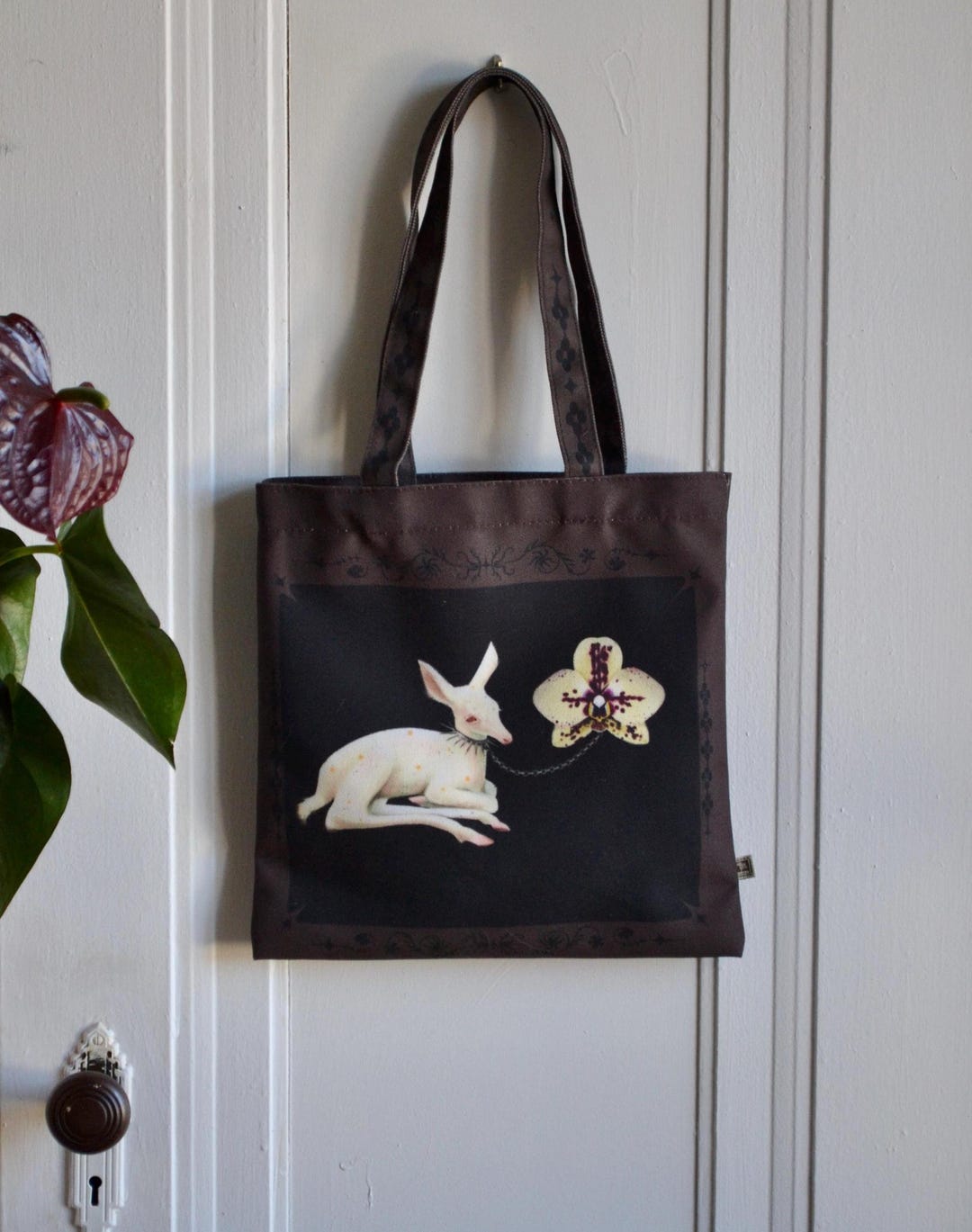 Small Leather Retail Tote - Pale Orchid main image 1