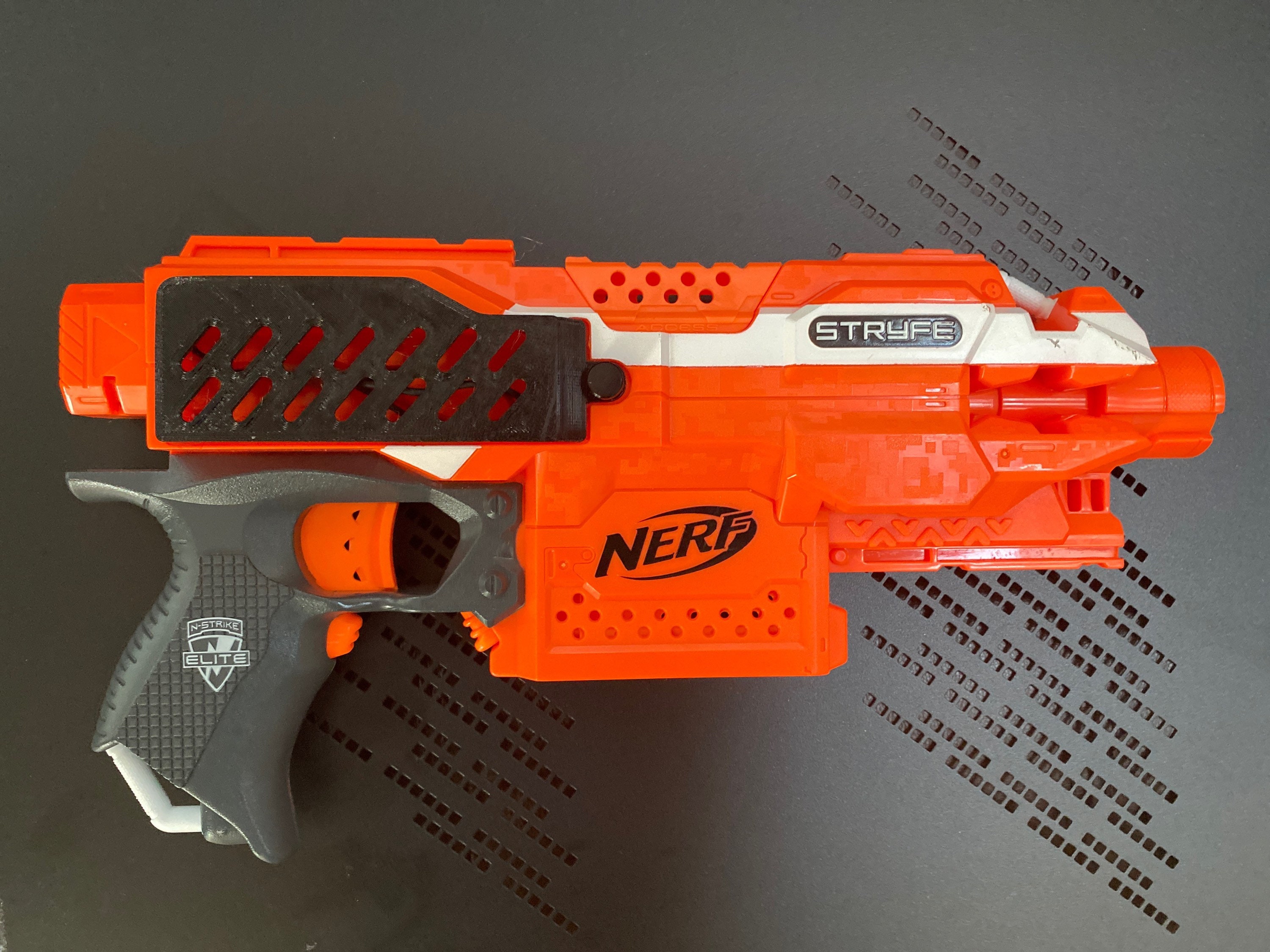 180 FPS Nerf Stryfe With Upgraded Motors