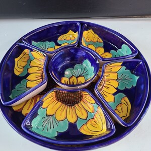 Talavera appetizers tray