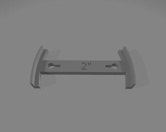 3D printed candle wick holders (double wick) see picture for best measurement