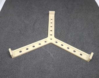3D printed candle wick holders (three wick) see picture for best measurement