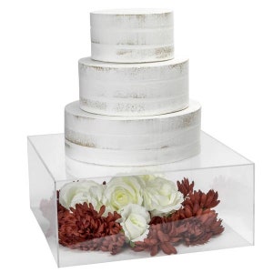 Clear Acrylic Cake Stand. Wedding cake riser