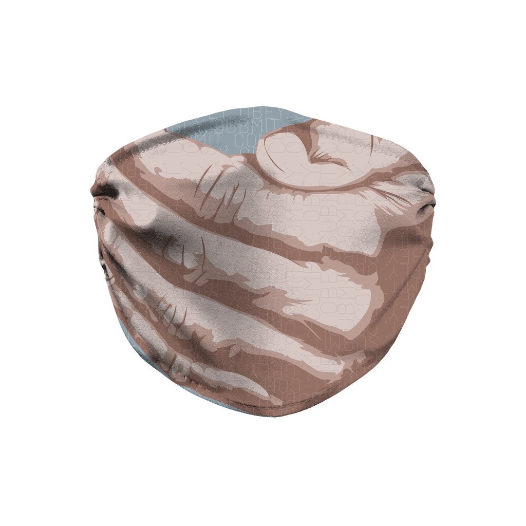 Big Brother Obey. Submit. Comply Sublimation Face Mask, 7 Layers Face