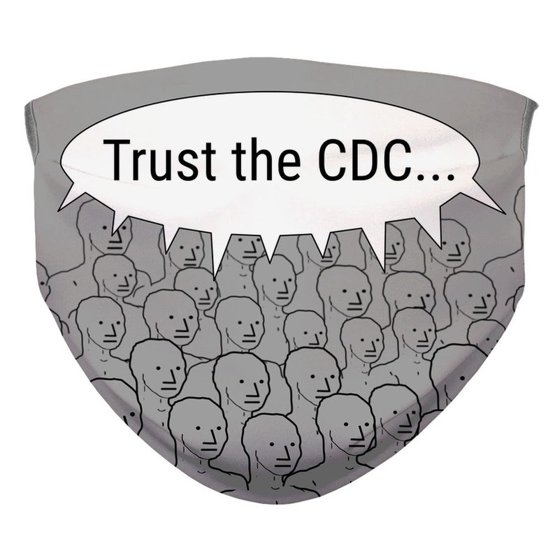 NPC trust the Cdc Sublimation Face Mask 7 Layers Etsy
