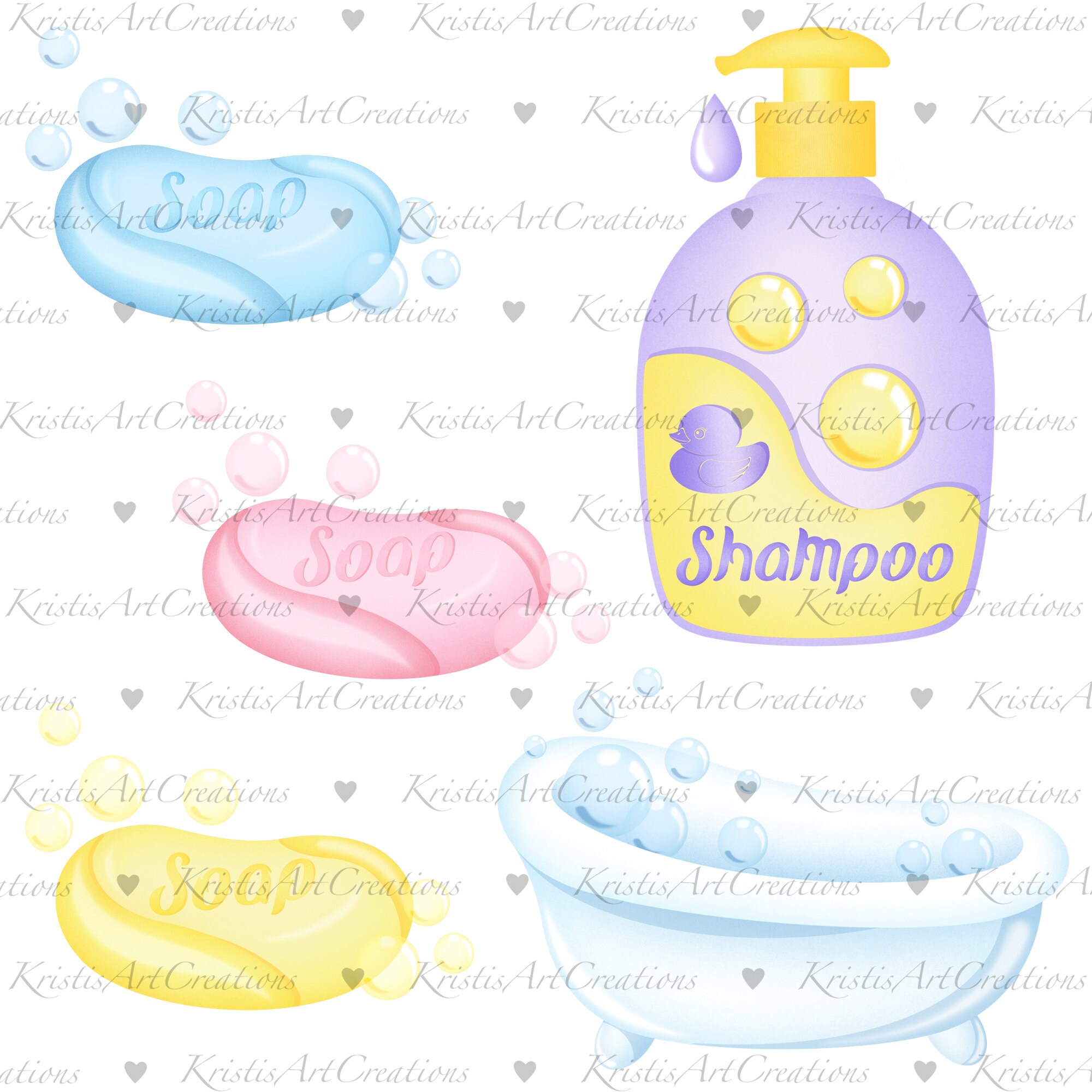 Baby Bath Clipart Baby Clipart Cute Baby Clipart Digital - Etsy
