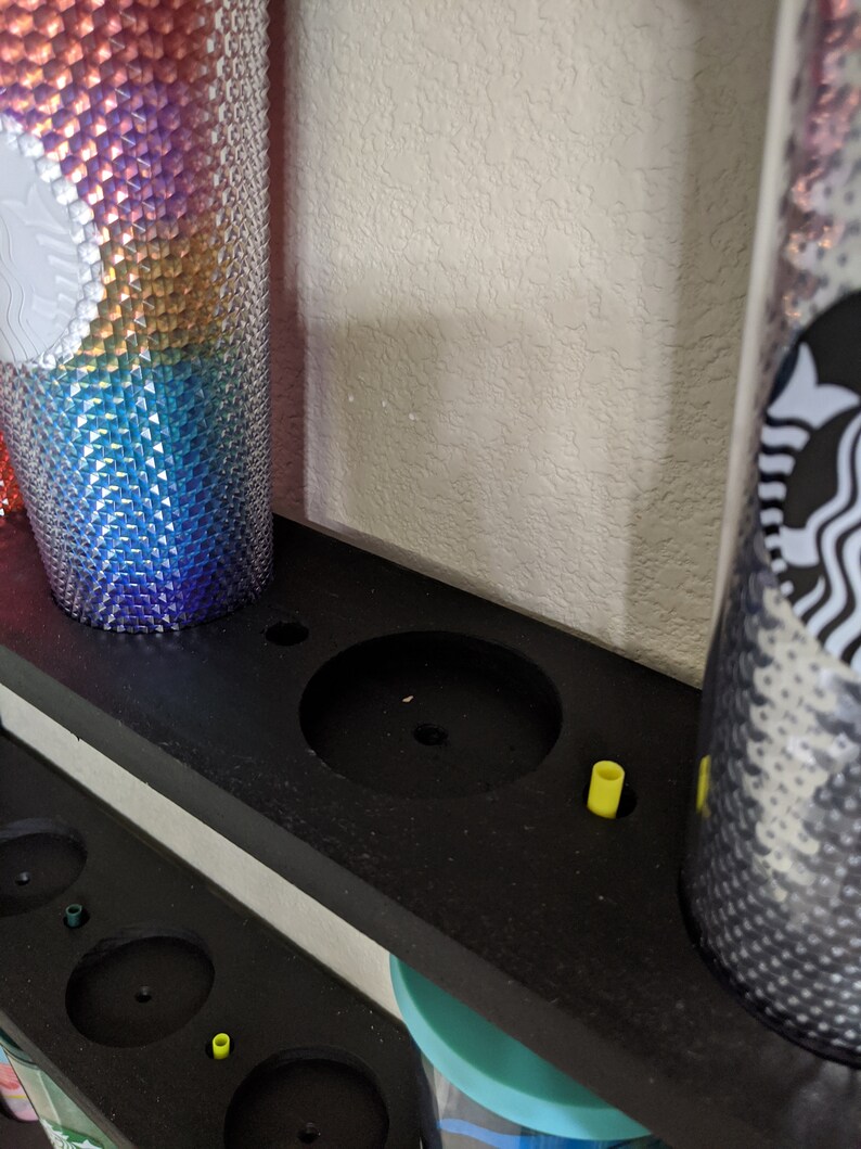 Starbucks Tumbler Cup Cold Cup Holder Rack Shelf Display Etsy