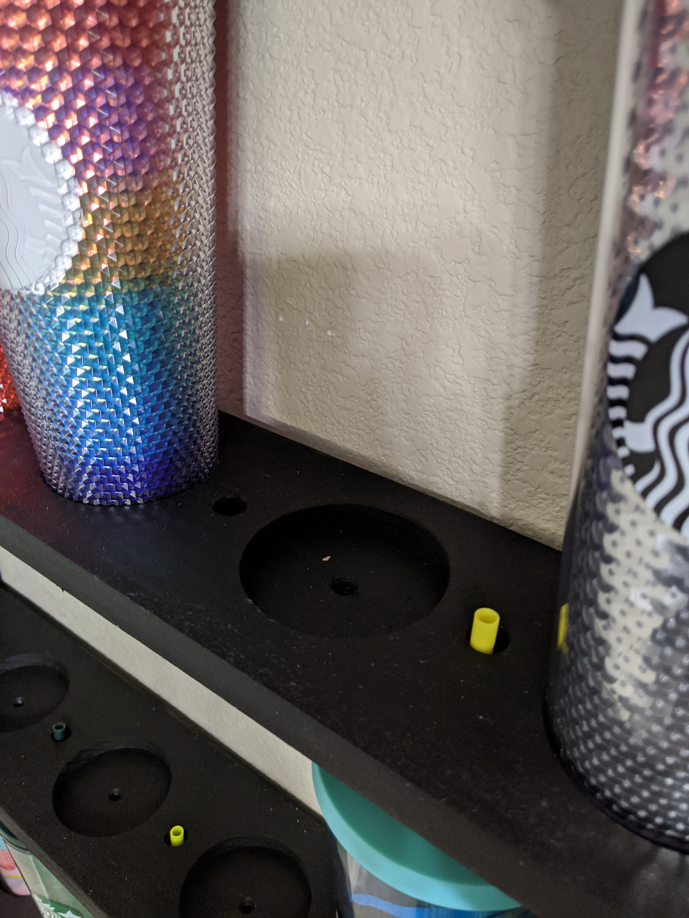 Starbucks Tumbler Cup Cold Cup Holder Rack Shelf Display Etsy