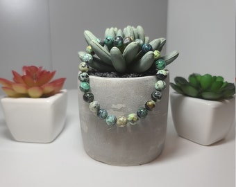 Pulsera de cuentas de variscita