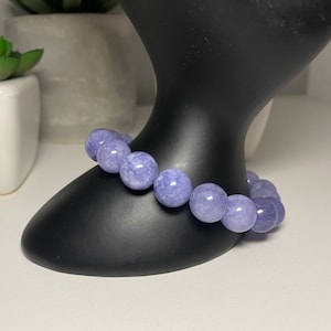 Tanzanite Beaded Bracelet