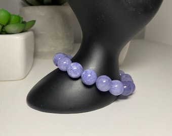 Pulsera de cuentas de tanzanita