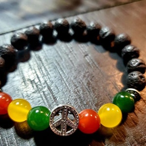 Rasta Beaded Bracelet