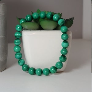 Malachite Beaded Bracelet