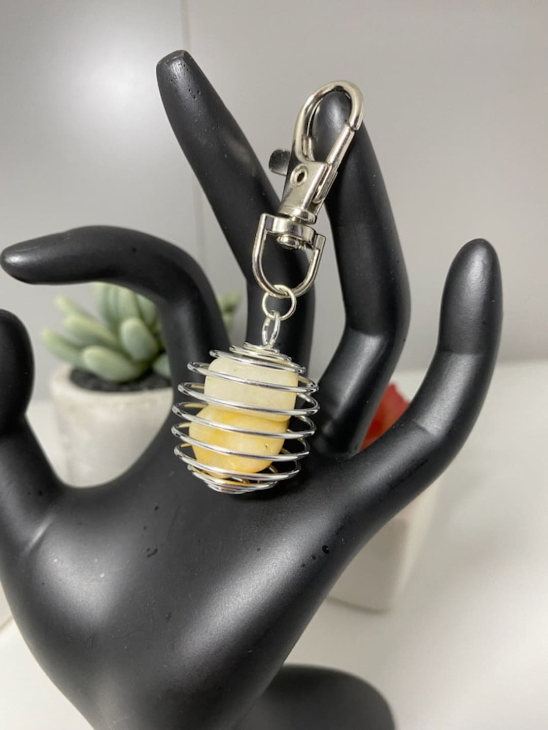 Crystal Cage Keychain - Etsy