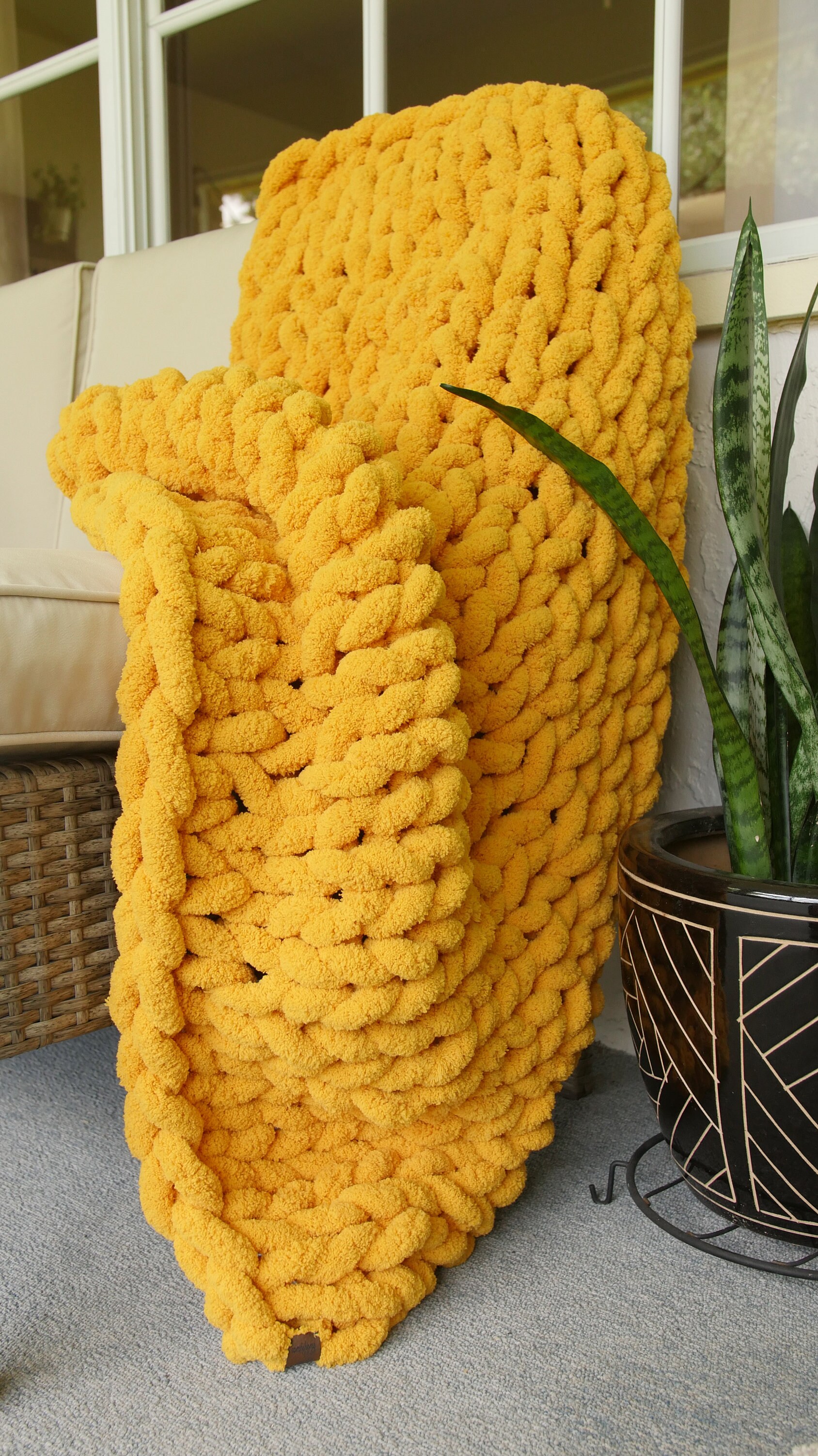 Chunky Knit Blanket White Throw Blanket Knitted Blanket Non Etsy