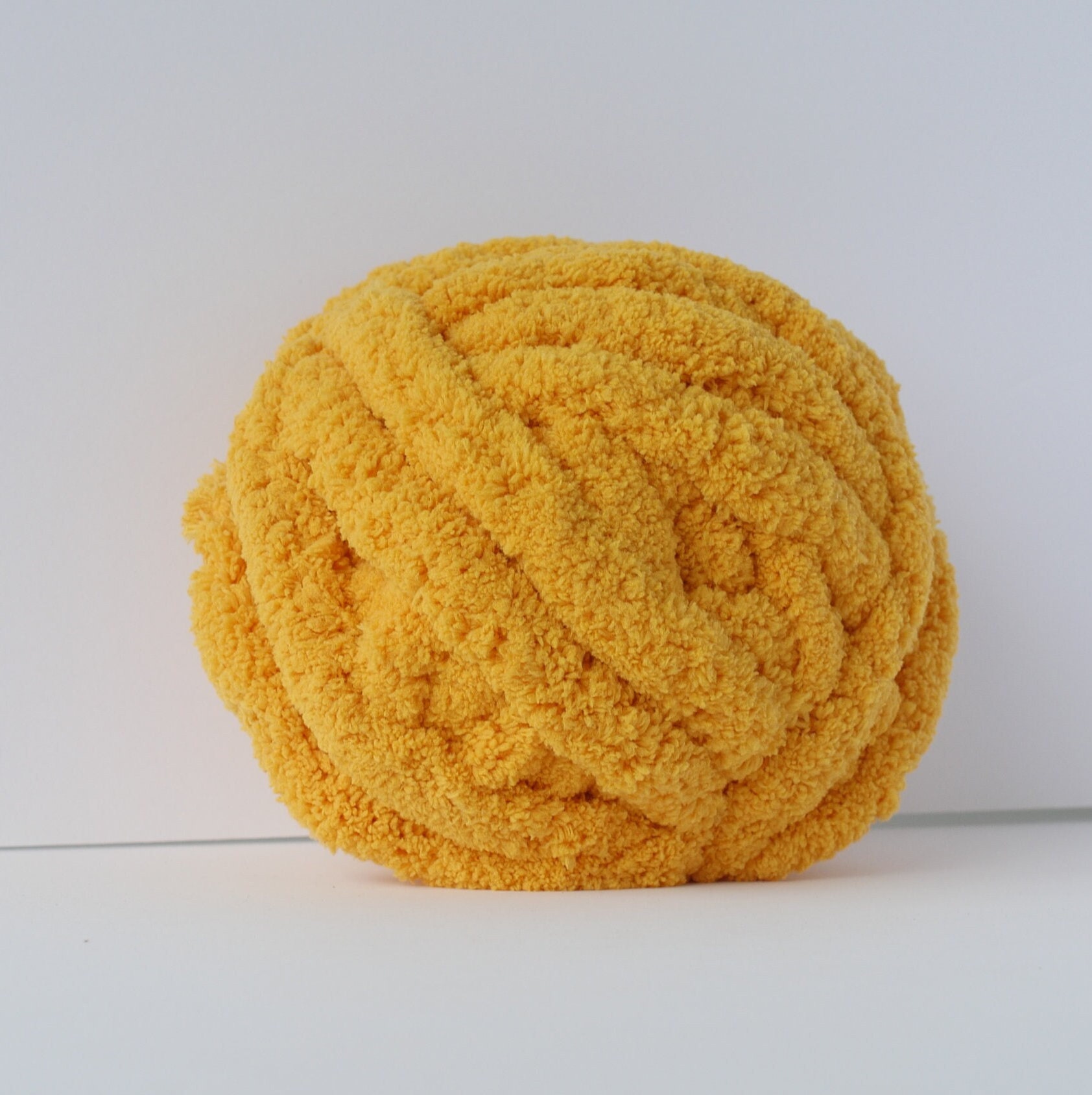 Mustard Yellow Knit Blanket Yellow Throw Blanket Chunky Etsy