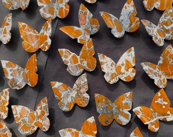 Butterfiles 3D Cotton Candy Agate, Cotton Candy Agate Butterflies 3D