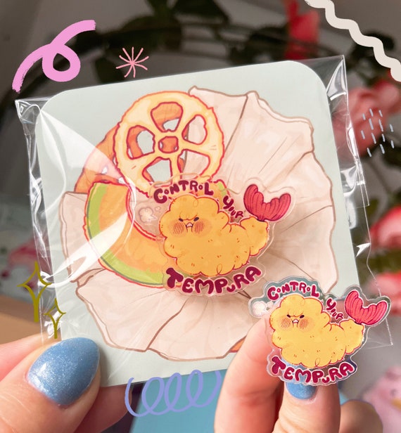 Control Your Tempura Acrylic Pin