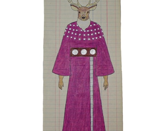 Deer Woman Ledger