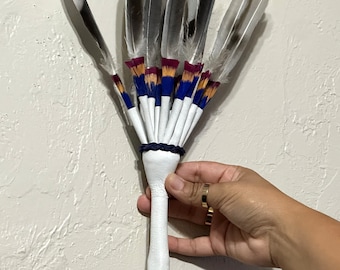 Pigeon Feather Fan