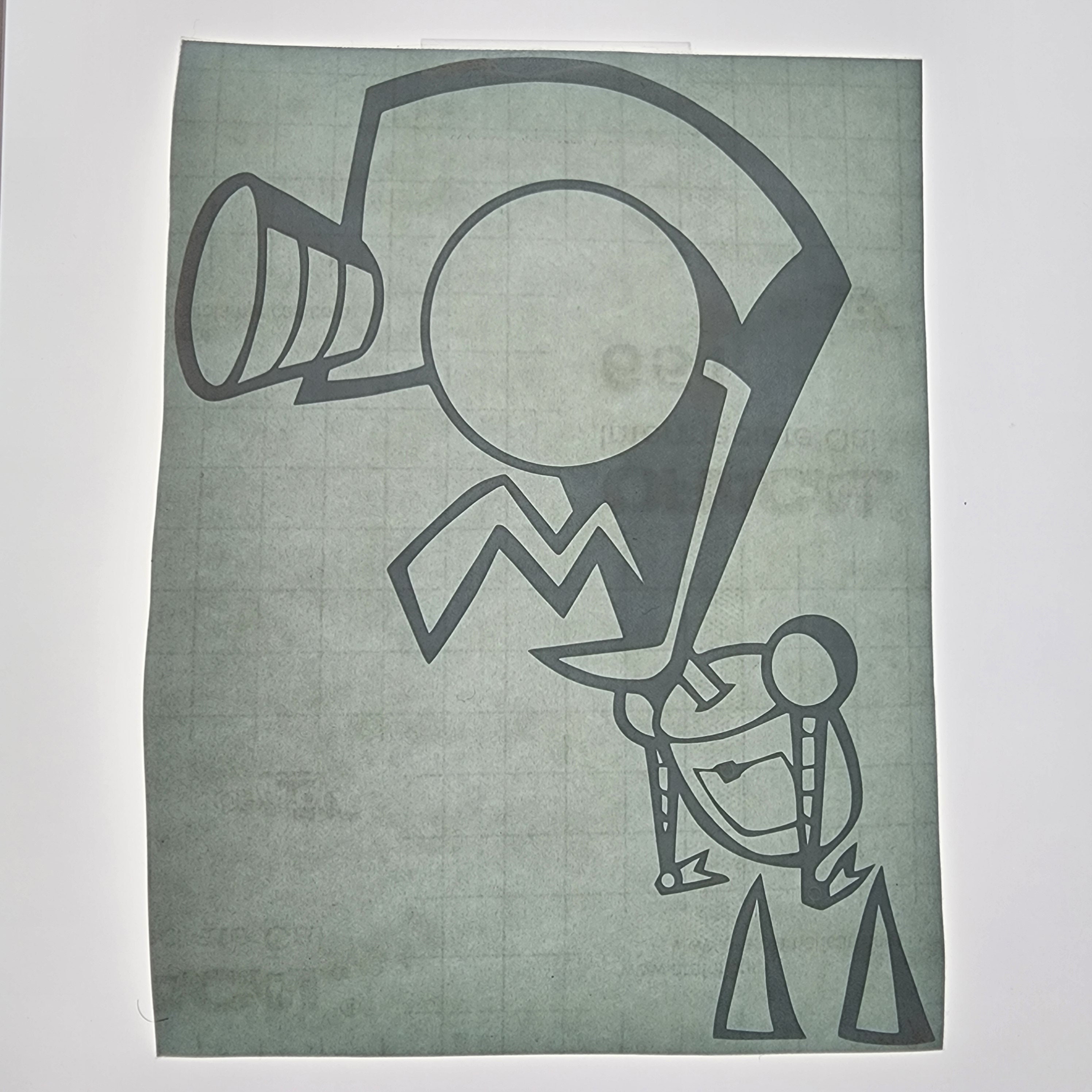 Invader Zim Gir Vinyl Sticker Decal - Etsy