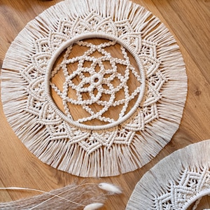 Large Macrame Mandala / Macrame Mandala / Wall Hanging / Table Decoration / Mandala in Boho Style